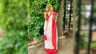 Durga Puja: Master the classic Bengali saree look