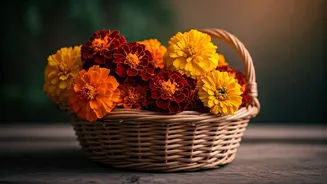 The Best Native Marigold Arrangement For Gloomy Days