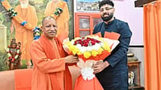 'Unki Sabse Badi Taaqat...': Badshah Meets UP CM Yogi Adityanath, Says He Felt 'Sense Of Peace' After Visiting Him