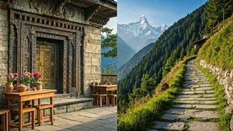 Naggar's Artful Charm: Temples, Trails, and Tranquil Cafés in the Himalayas