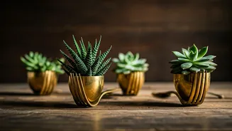 Upcycle Your Vintage Brass Utensils Into Quirky Tabletop Planters Today