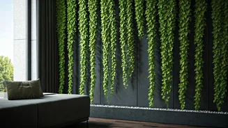 Bring Nature Indoors With Trailing Ivy And Water Fountains