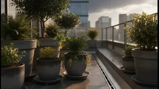 Protect Balcony Plants From Excess Rain Using Smarter Drainage Techniques