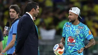 Leitura labial revela o que Neymar disse ao presidente da CBF:'Vai dar...'