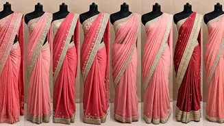 Pink Sarees Are Festive Wardrobe Essentials