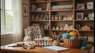 A Hobby Corner Should Make The Activity Easier To Begin
