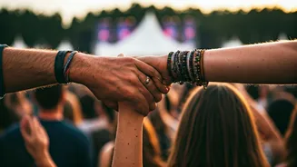 Disha Patani & Aleksander's Public Display at Lollapalooza