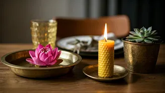Style Your Tabletop Using Upcycled Indian Brass Planter Layouts