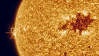 NASA's Sharpest Visible-Light Sun Image: A Clearer View Of Energy Moving Through Solar Plasma
