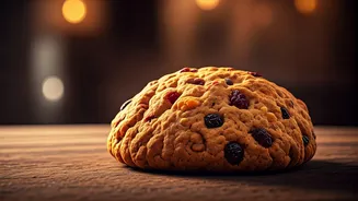 Wholesome Harvest Fruitcake Cookies: A Blend of Whole Wheat, Oats, and Amaranth