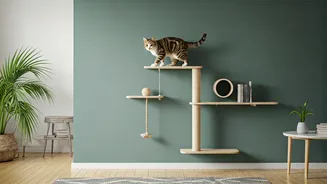 Transform Bare Walls Into Multi-Level Vertical Cat Climbing Structures