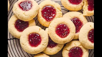 Thumb Print Cookies Makes For Delicious Homemade Gifts For Christmas | See Recipe