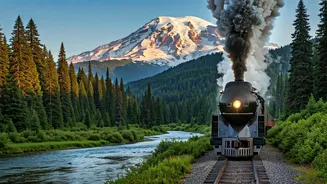 Journey Back in Time: Experience the Majestic Mount Rainier Scenic Railroad