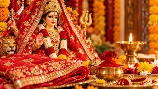 Navratri 2026: Meaning of Maa Durga's red chunari