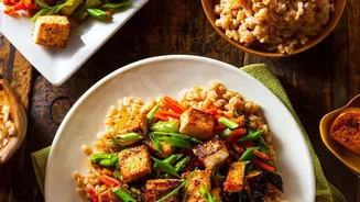 Simple Plant Based Meal Prep Tips Combining Tofu Edamame And Protein Rich Seeds