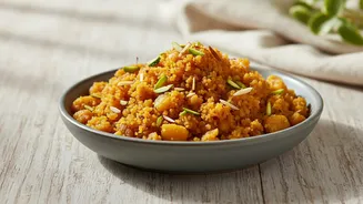 Roast the Potatoes Well Before Sweetening Sawan Aloo Halwa