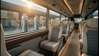 Premium Electric Intercity Buses Is Easier To Understand Through Electric Coaches, Premium Seating And Scheduled Charging