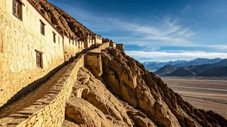 Inside Ancient Stone Walls Of Ladakh's Holiest Mountain Retreat