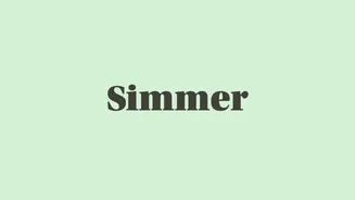Word of the Day: Simmer