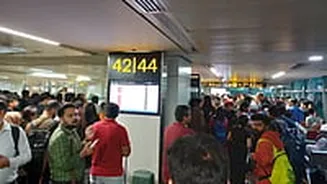 Chaos At Delhi Airport After Over 100 Flights Delayed Due To Air Traffic Control Glitch
