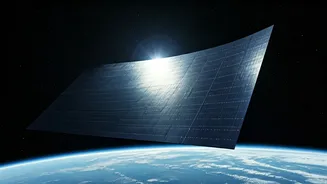 Solar Sails Fold For Space Travel and Re-entry