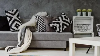 How Batik Patterns Add Depth Contrast And Culture To Monochrome Living Room Spaces