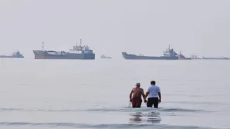 Iran-linked shipping continues through Hormuz ahead of US naval blockade