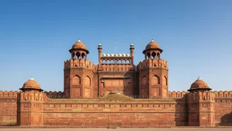 The Monument's Red Sandstone Walls Frame India's Most Watched National Address