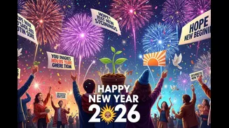 Happy New Year 2026 Quotes And Wishes: Top 100 Inspirational & Motivational WhatsApp Status Greetings And Photos