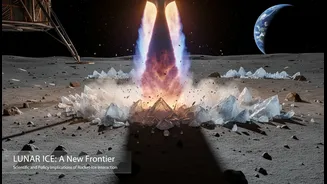 Space Readers, Mission Planners And Policy Students Can Learn From Moon-Lander Exhaust And Lunar Ice