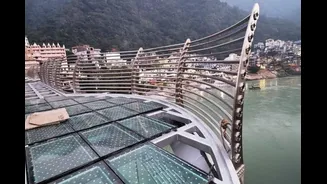 Rishikesh’s Lakshman Jhula To Be Replaced By...: Iconic Glass Bridge Nears Completion — Similar Projects Across India