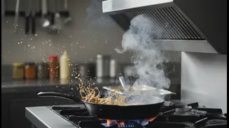 High-Heat Cooking Needs More Ventilation than a Gentle Simmer
