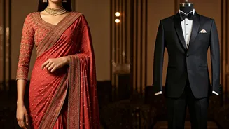 Alia Bhatt Dazzles in Custom Gaurav Gupta Mogra Saree and Chic Tuxedo in Mumbai