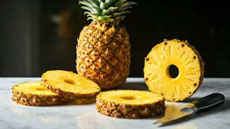 Unlock Tropical Bliss: Effortless Pineapple Cutting Hacks for Perfect Slices Every Time!