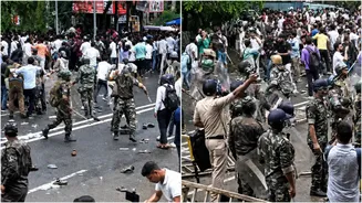 Jharkhand Police Lathicharges Protesters During ‘Vidhan Sabha Gherao’ March In Ranchi, Several Injured