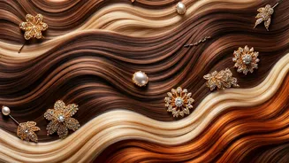 Elegant Long Hairstyles for a Radiant Eid Celebration