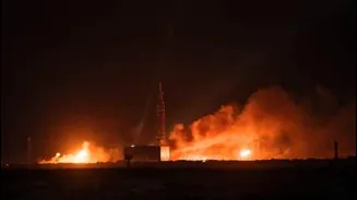 Blue Origin New Glenn explodes during Cape Canaveral hotfire test