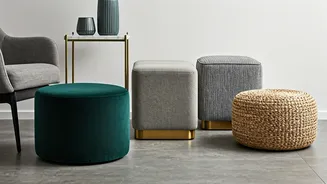 Elevate Your Home: 4 Chic Ottomans That Redefine Living Spaces