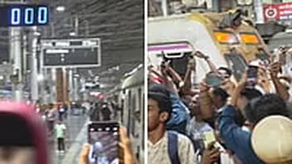 Mumbai Local Trains Welcome New Year 2026 With Iconic Horn Salute; Watch Video
