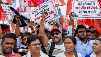 Jharkhand student protesters demand 14th PSC cancelation, state restricts delegation