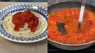 Usando apenas tomate cereja e três ingredietes, você consegue fazer um molho super rápido