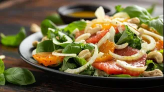 Salad lovers, this grapefruit-basil combo is a must-try