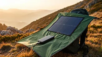Never Lose Mobile Charge Using Waterproof Solar Tarps Treks