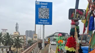 Emergency on Bengaluru Highway? Scan QR Code On Roads To Get Instant Help - All Details Inside