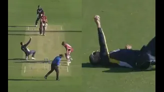 #WATCH: Matt Short pulls off sensational catch