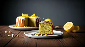 Culinary Delights: Zesty Lemon Pistachio Cake and More!