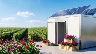 How Solar-Powered Cold Chain Tech Drives Efficiency In Rural Rose Farming