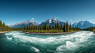 Friends Want River Chaos And Mountain Calm Together