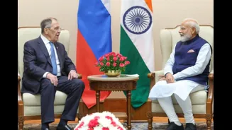 PM Modi Meets Russia's Lavrov Ahead Of BRICS Meet, Discusses Ukraine, West Asia Situation