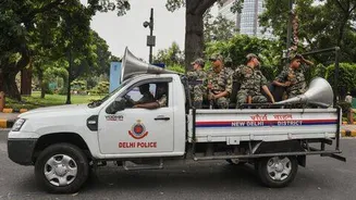About 100 detained at Connaught protest by Delhi Police